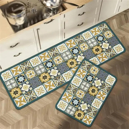 Tapis de cuisine style rétro