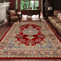 Tapis persan rouge médaillon